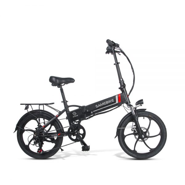 LO26 Inch Black Magnesium Alloy Rim Folding Electric Bike